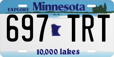 MN license plate 697TRT