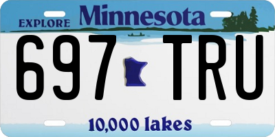 MN license plate 697TRU