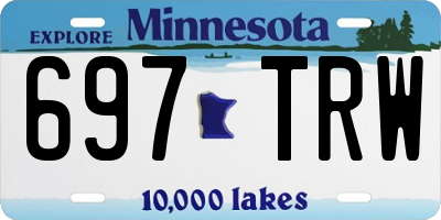 MN license plate 697TRW