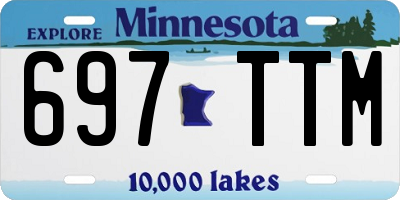 MN license plate 697TTM