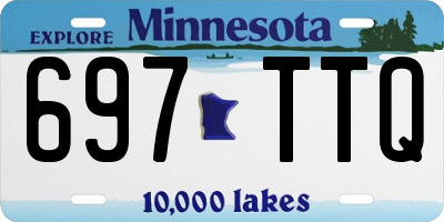 MN license plate 697TTQ