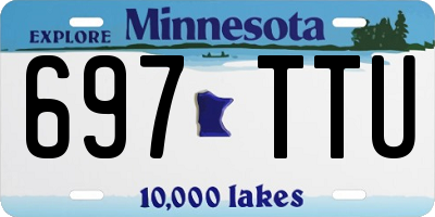 MN license plate 697TTU