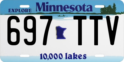 MN license plate 697TTV