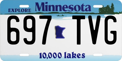 MN license plate 697TVG