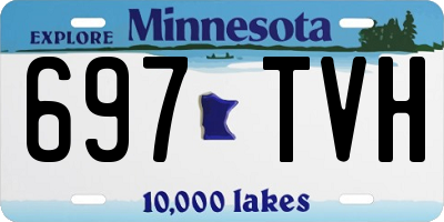 MN license plate 697TVH