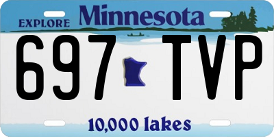 MN license plate 697TVP