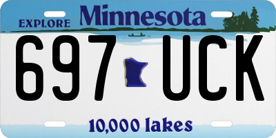 MN license plate 697UCK