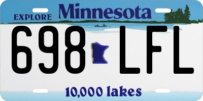 MN license plate 698LFL