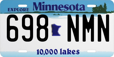 MN license plate 698NMN
