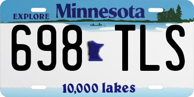MN license plate 698TLS
