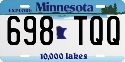 MN license plate 698TQQ