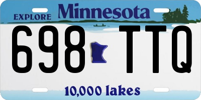 MN license plate 698TTQ