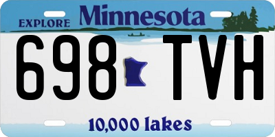 MN license plate 698TVH