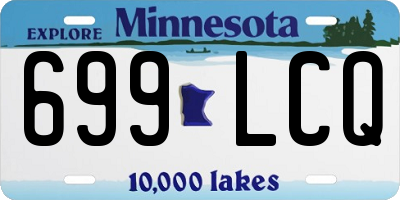 MN license plate 699LCQ