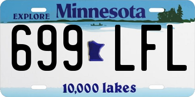 MN license plate 699LFL