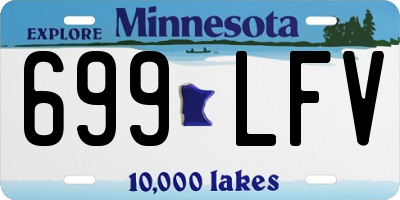 MN license plate 699LFV