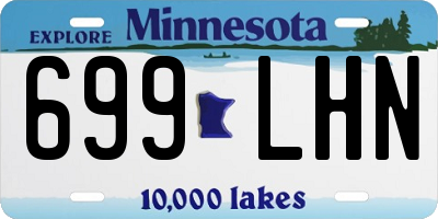 MN license plate 699LHN