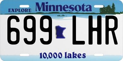 MN license plate 699LHR