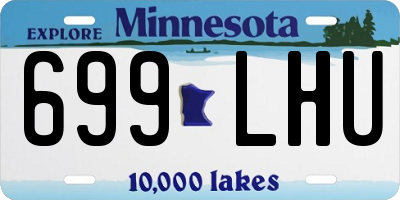 MN license plate 699LHU