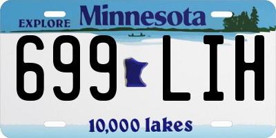 MN license plate 699LIH