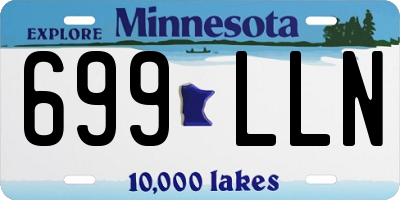 MN license plate 699LLN