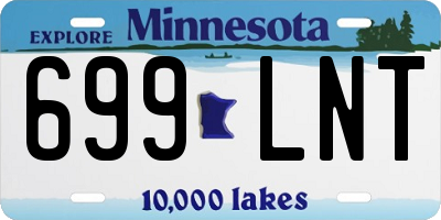 MN license plate 699LNT