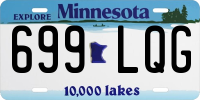 MN license plate 699LQG