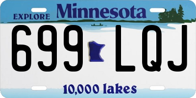 MN license plate 699LQJ