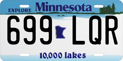 MN license plate 699LQR