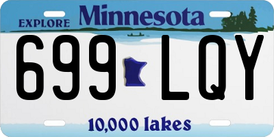 MN license plate 699LQY
