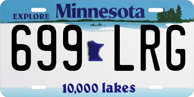 MN license plate 699LRG