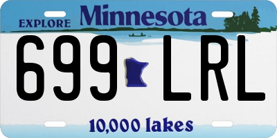 MN license plate 699LRL