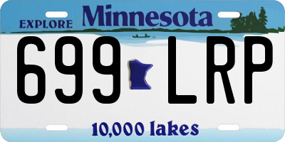 MN license plate 699LRP