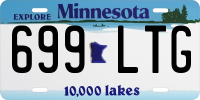 MN license plate 699LTG