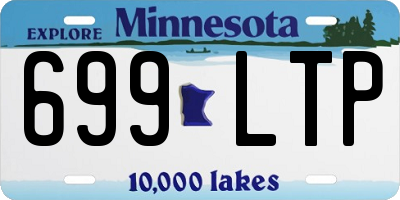 MN license plate 699LTP