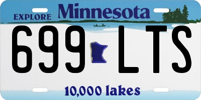 MN license plate 699LTS