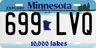 MN license plate 699LVQ