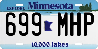MN license plate 699MHP