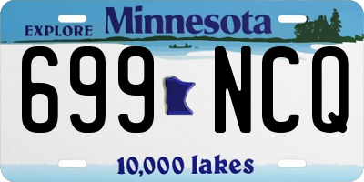 MN license plate 699NCQ
