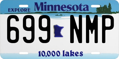 MN license plate 699NMP