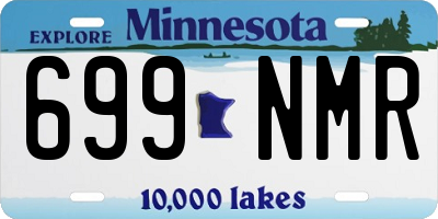 MN license plate 699NMR