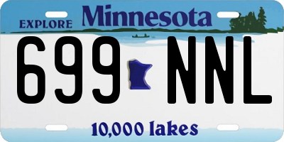 MN license plate 699NNL