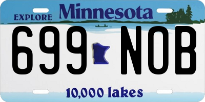 MN license plate 699NOB