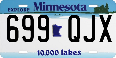 MN license plate 699QJX