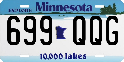 MN license plate 699QQG