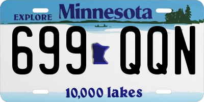 MN license plate 699QQN