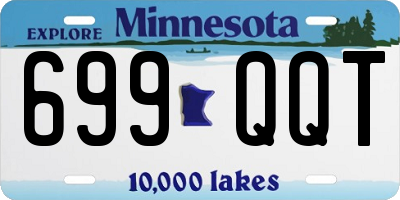 MN license plate 699QQT