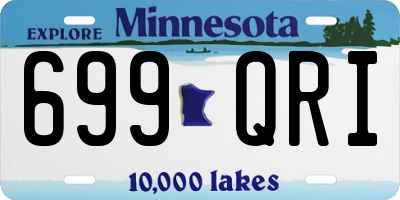 MN license plate 699QRI