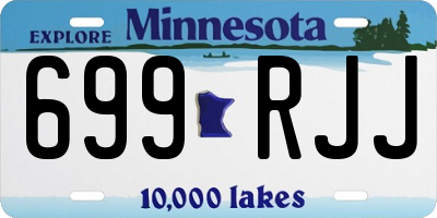 MN license plate 699RJJ