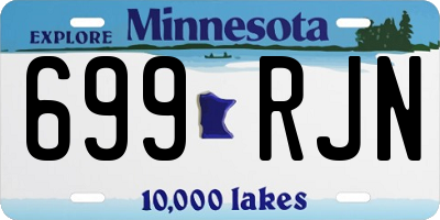 MN license plate 699RJN
